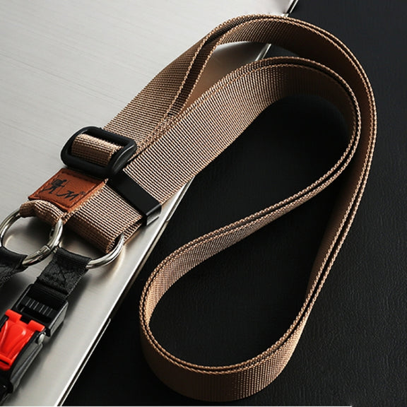 XJ03 Camera Shoulder Hanging Neck Strap(Khaki)