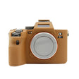 For Sony  A7S III / A7S3 Soft Silicone Protective Case(Coffee) - Protective Case by PMC TechLife | Online Shopping South Africa | PMC TechLife | Buy Now Pay Later Mobicred