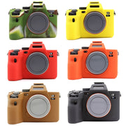 For Sony  A7S III / A7S3 Soft Silicone Protective Case(Camouflage)