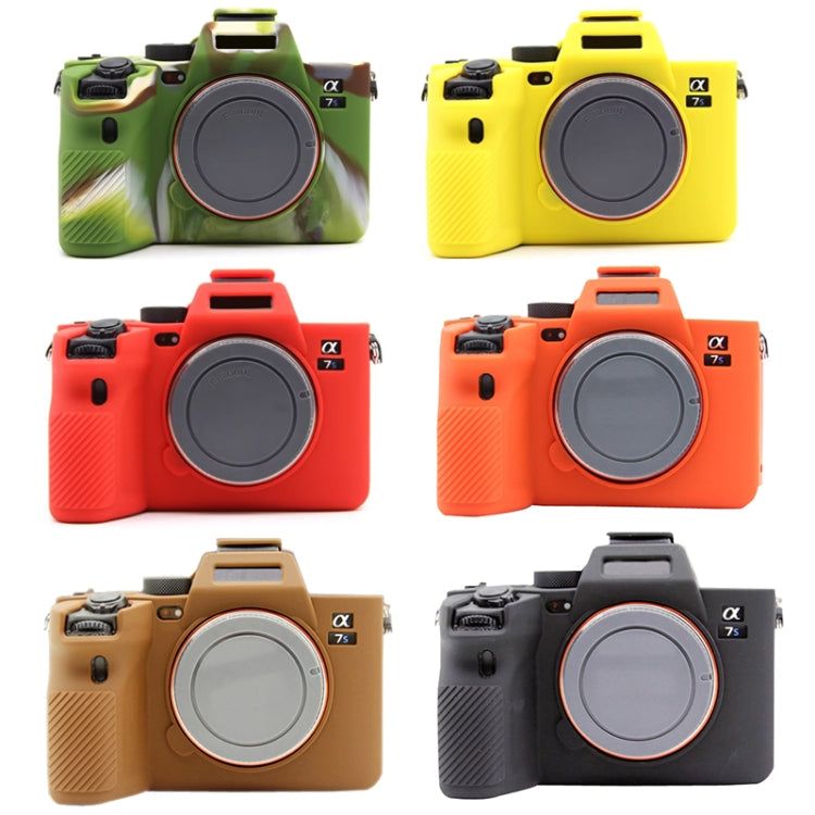 For Sony  A7S III / A7S3 Soft Silicone Protective Case(Orange)