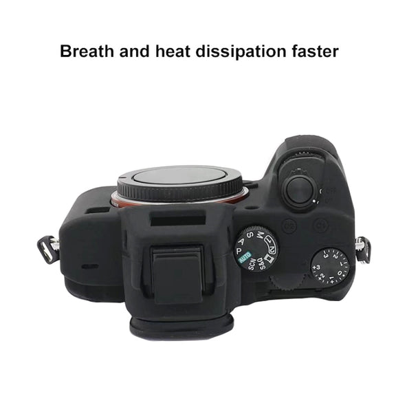 For Sony  A7S III / A7S3 Soft Silicone Protective Case(Camouflage)
