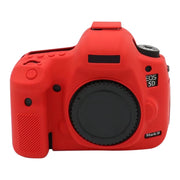 For Canon EOS 5DS Soft Silicone Protective Case (Red)