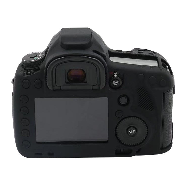 For Canon EOS 5DS Soft Silicone Protective Case (Camouflage)