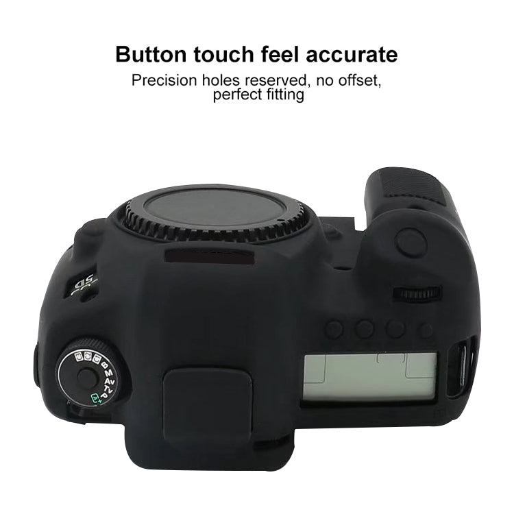 For Canon EOS 5DS Soft Silicone Protective Case (Camouflage)