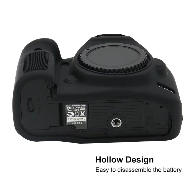 For Canon EOS 5DS Soft Silicone Protective Case (Camouflage)