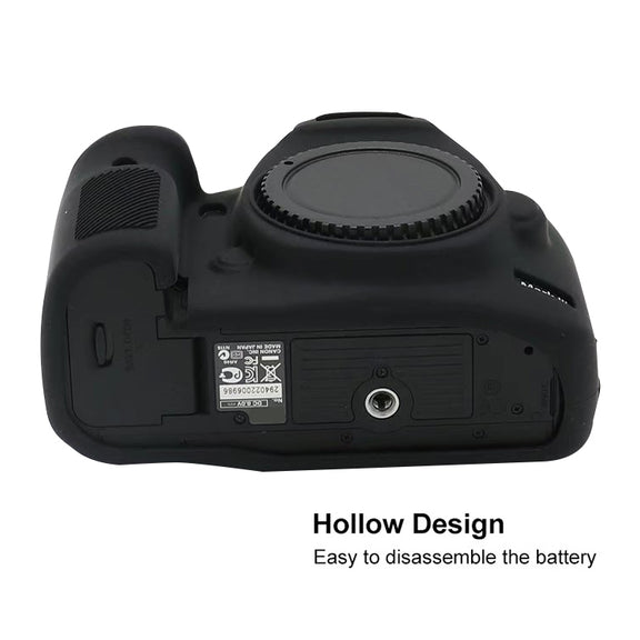 For Canon EOS 5DS Soft Silicone Protective Case (Camouflage)