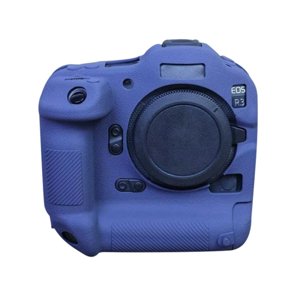 For Canon EOS R3 Soft Silicone Protective Case (Blue)