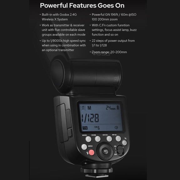 Godox V850III 2.4GHz Wireless Flash Speedlite Camera Light(AU Plug)