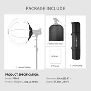 FEELWORLD FSL65 65cm Lantern Softbox Quick Release Diffuser with Bowens Mount