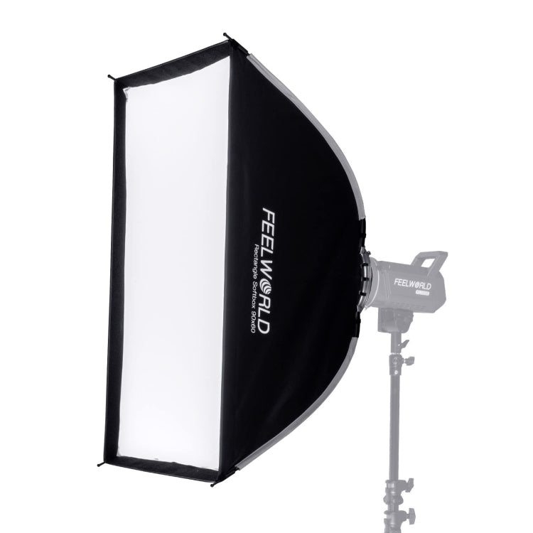 FEELWORLD FSR90 60x90cm Rectangular Softbox Quick Release Bowens Mount Diffuser