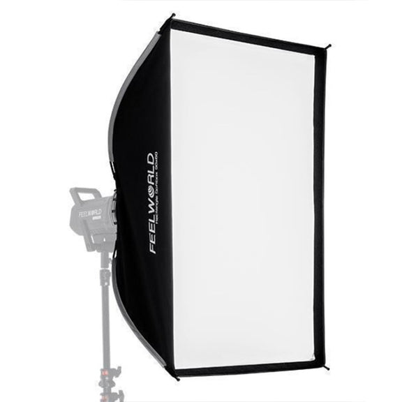 FEELWORLD FSR90 60x90cm Rectangular Softbox Quick Release Bowens Mount Diffuser