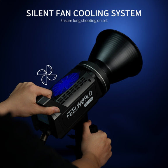 FEELWORLD FL125D 125W Daylight Point Source Video Light, Bluetooth APP Control(US Plug)