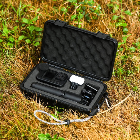 For GoPro HERO STARTRC Water-resistant ABS Suitcase Shoulder Storage Box (Black)