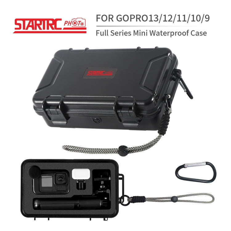 For GoPro HERO STARTRC Water-resistant ABS Suitcase Shoulder Storage Box (Black)