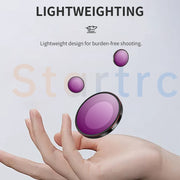 For Insta360 GO 3S STARTRC 4 in 1 ND8 ND16 ND32 ND64 Camera Lens Filter (Black Red)