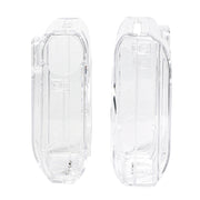 For FUJIFILM Instax mini 99 Crystal Hard Case Camera Bag with Shoulder Strap (Transparent)