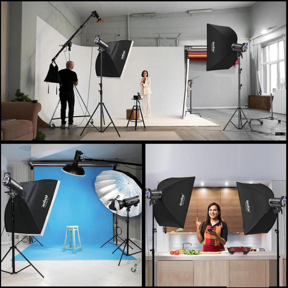 Godox SK400II-V Studio Flash Photo Light 400Ws Bowens Mount Monolight Light (UK Plug)