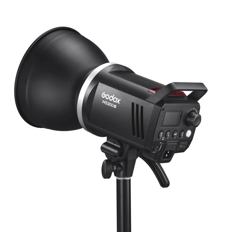 Godox MS300-V Studio Flash Light 300Ws Bowens Mount Strobe Light with Lamp Cover (EU Plug)