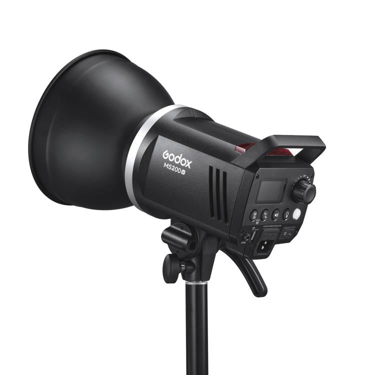 Godox MS200-V Studio Flash Light 200Ws Bowens Mount Strobe Light with Lamp Cover (AU Plug)