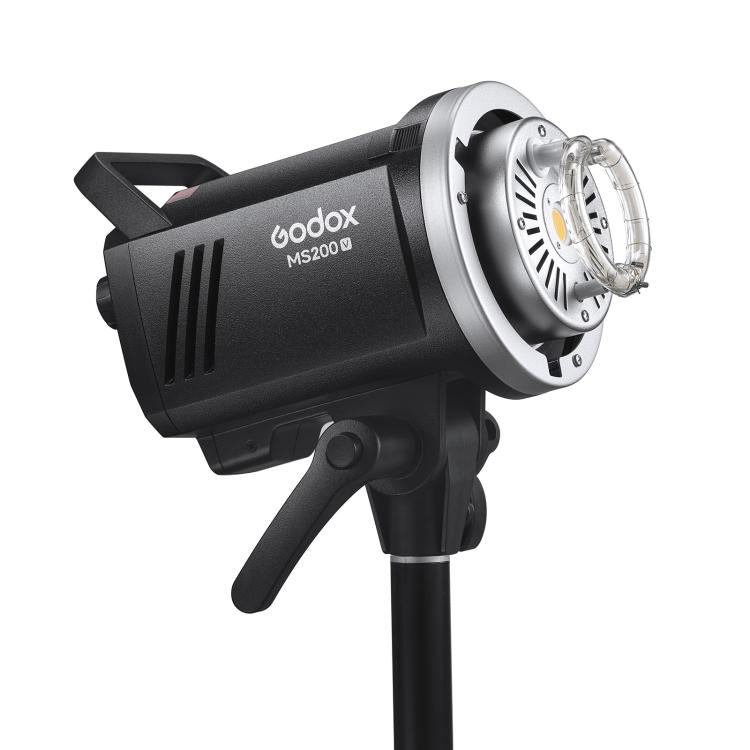 Godox MS200-V Studio Flash Light 200Ws Bowens Mount Strobe Light with Lamp Cover (US Plug)