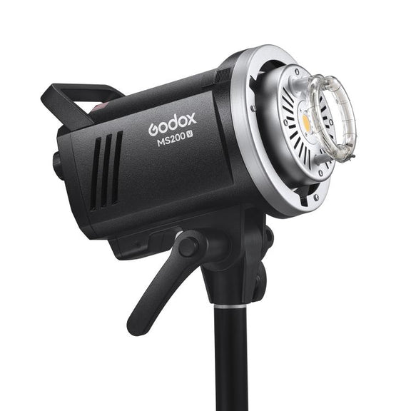 Godox MS200-V Studio Flash Light 200Ws Bowens Mount Strobe Light with Lamp Cover (US Plug)