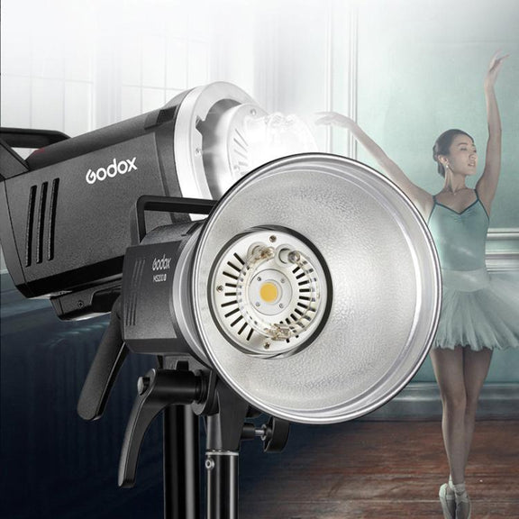 Godox MS200-V Studio Flash Light 200Ws Bowens Mount Strobe Light with Lamp Cover (US Plug)