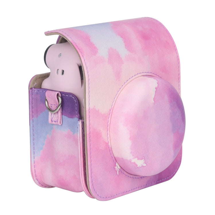 For FUJIFILM instax mini 12 Painted Full Body Leather Case Camera Bag with Strap(Dream Cloud)
