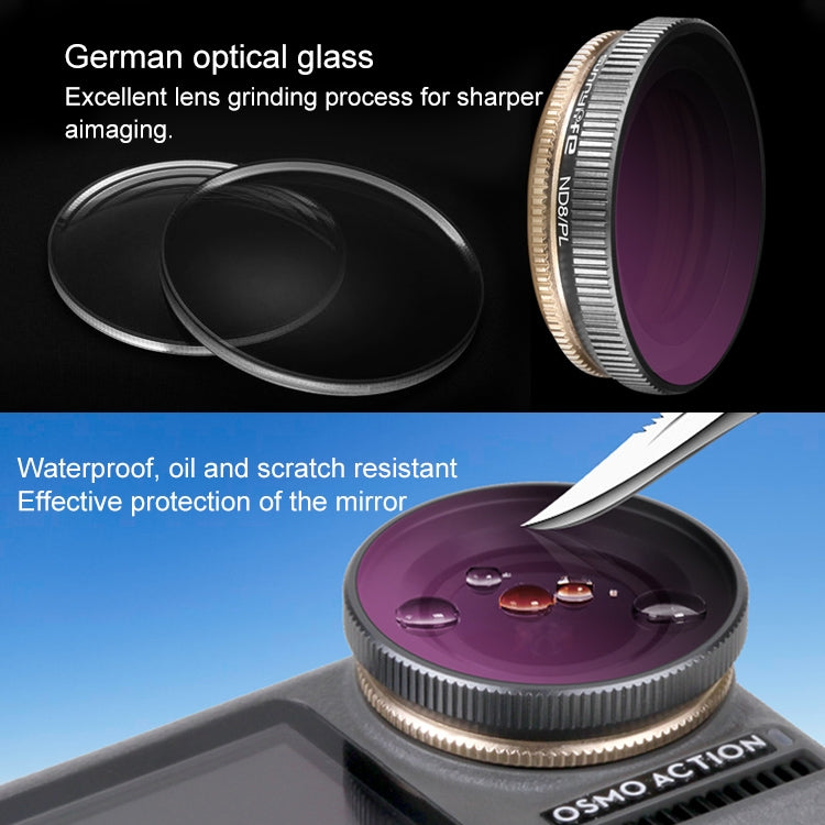 Sunnylife OA-FI172 ND8/PL Adjustable Lens Filter for DJI OSMO ACTION