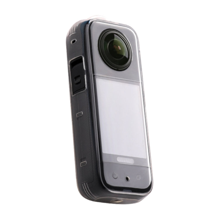 For Insta360 X3 Hollow Clear TPU Protective Case (Transparent)
