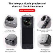 For Insta360 X3 Hollow Clear TPU Protective Case (Transparent)