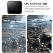 For GoPro HERO7 /6 /5 Protective Lens CPL Filter (Black)