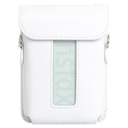 For FUJIFILM Instax mini Link 3 Full Body Leather Case Bag with Strap (White)
