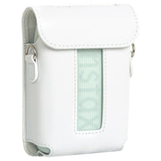 For FUJIFILM Instax mini Link 3 Full Body Leather Case Bag with Strap (White)