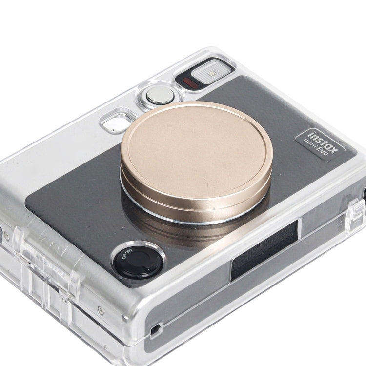 For FUJIFILM Instax mini EVO Camera Lens Cap Aluminum Alloy Protective Cover (Purple)