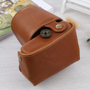Full Body Camera PU Leather Case Bag with Strap for Olympus E-PL3 / E-PM1 (Brown)