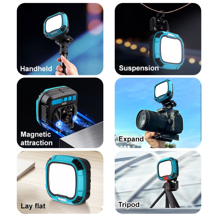 136 LEDs 28W Water-resistant LED Work Light Photography Fill Light (Blue)