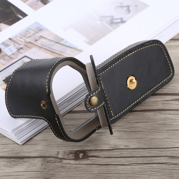 1/4 inch Thread PU Leather Camera Half Case Base for Canon EOS 6D /  6D Mark II (Black)