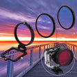 58mm Yellow + Red + Purple Diving Lens Filter for GoPro HERO7 Black/6 /5 - Lens Filter by PMC TechLife | Online Shopping South Africa | PMC TechLife | Buy Now Pay Later Mobicred