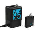 Dual Batteries Charger with USB-C / Type-C Cable for GoPro HERO6 /5 - Charger by PMC TechLife | Online Shopping South Africa | PMC TechLife | Buy Now Pay Later Mobicred
