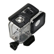 For GoPro HERO6 /5 Water-resistant Housing Protective Case + Hollow Back Cover with Buckle Basic Mount & Screw