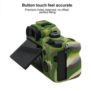 For Sony A7 III / ILCE-7M3 / A7R III Soft Silicone Protective Case(Camouflage)
