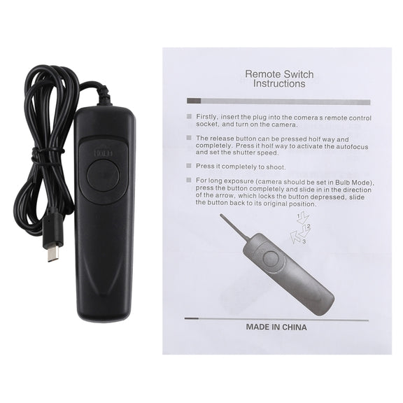 Cuely RM-VPR1 Remote Switch Shutter Release Cord for Sony A58 / NEX-3NL / A7 / A3000 / A6000 / HX300 / RX10011