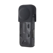 For Insta360 X4 Lens Guard Silicone Protective Cover (Black)