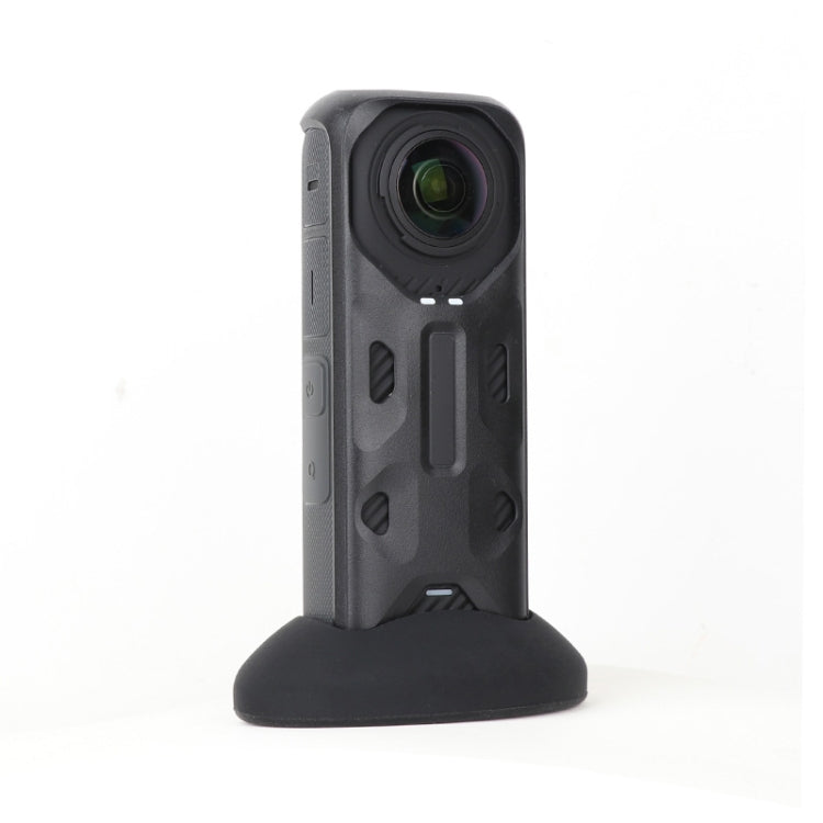 For Insta360 X4 Silicone Base Desktop Stand (Black)