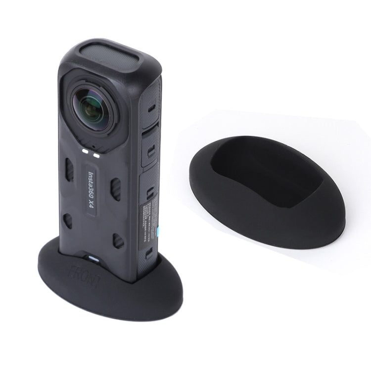 For Insta360 X4 Silicone Base Desktop Stand (Black)