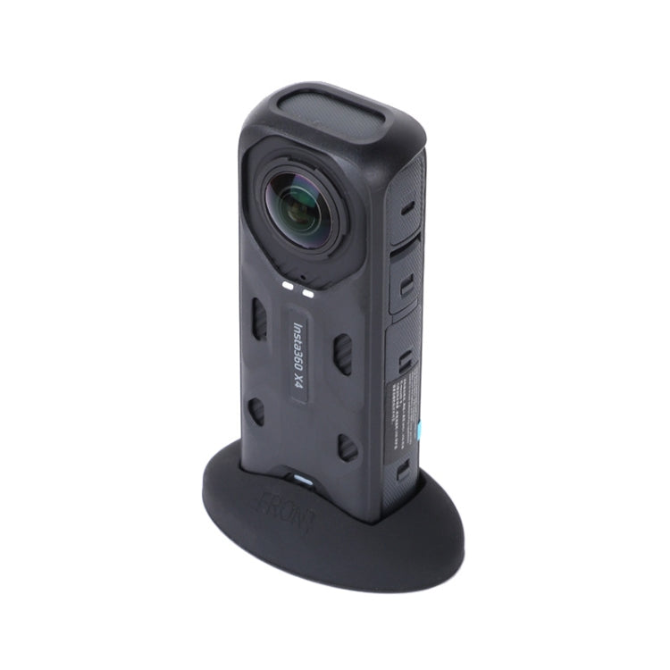 For Insta360 X4 Silicone Base Desktop Stand (Black)