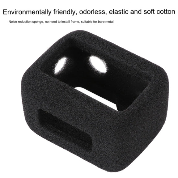 For Insta360 Ace Pro Sponge Foam Windshield Housing Case (Black)
