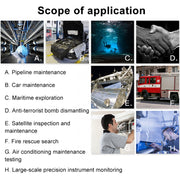 F99 HD Mobile Phone Endoscope, 8mm Water-resistant Pipe Endoscope, Wifi Version, Hardwire, Length: 2m (Black)