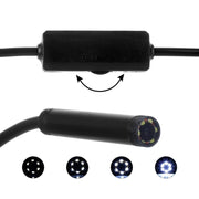 F99 HD Mobile Phone Endoscope, 8mm Water-resistant Pipe Endoscope, Wifi Version, Hardwire, Length: 5m (Black)