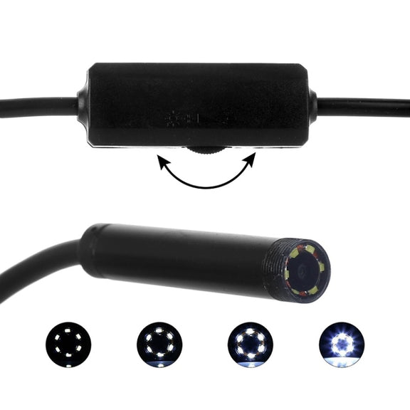 F99 HD Mobile Phone Endoscope, 8mm Water-resistant Pipe Endoscope, Wifi Version, Hardwire, Length: 5m (Black)